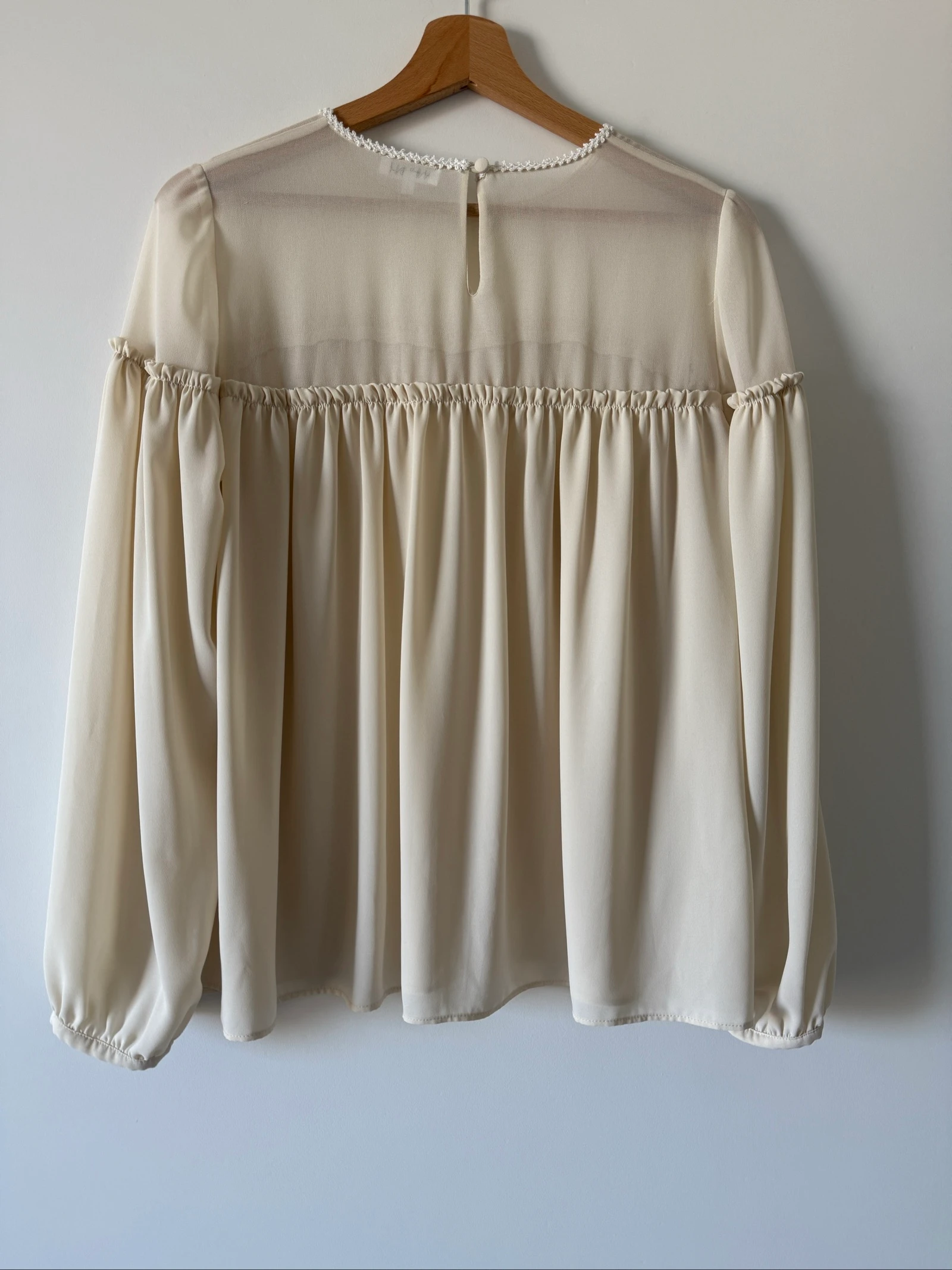 Blouse Claudie Pierlot écrue – Taille 38 – photo 8